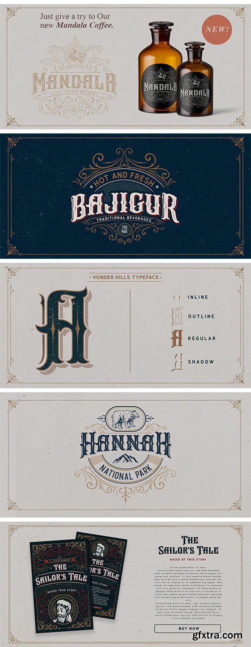 Vonder Hills Font Family