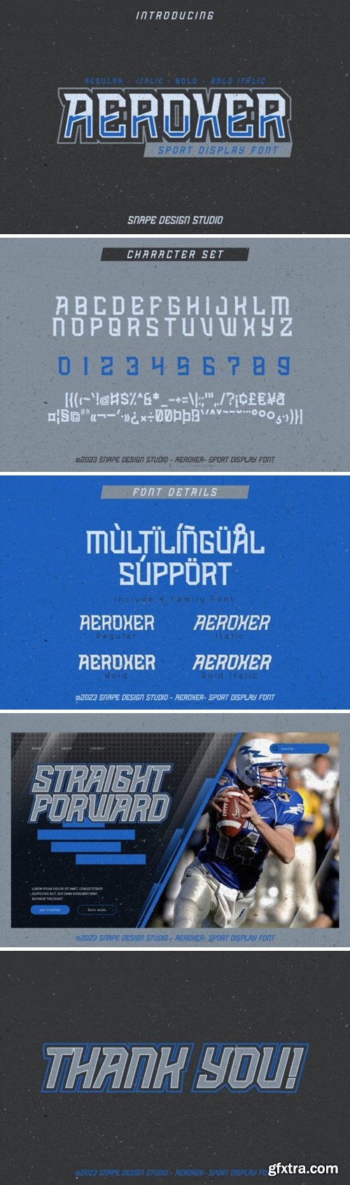 Aeroxer Font