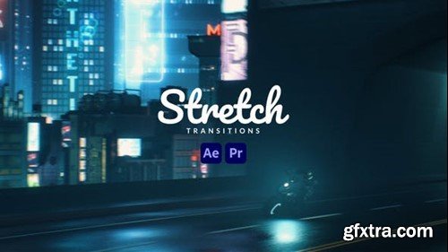 Videohive Stretch Transitions 43386107