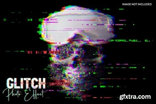 Glitch photo effect