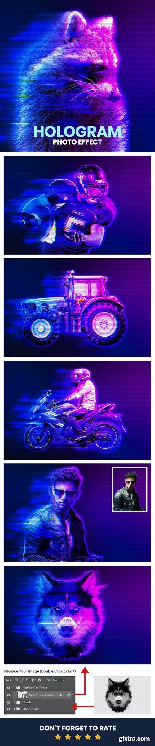 GraphicRiver - Hologram Photo Effect 40270431