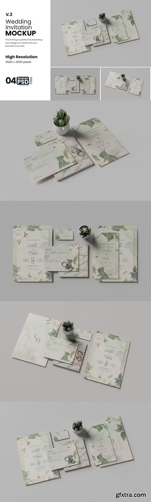 Wedding Invitation Mockup V.2