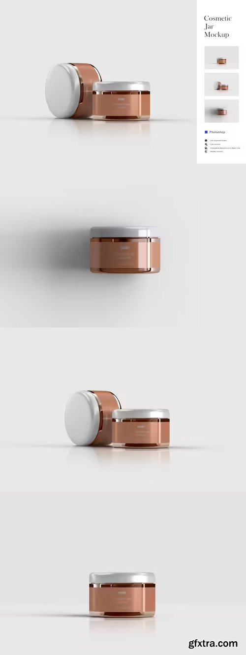 Cosmetic Jar Mockup