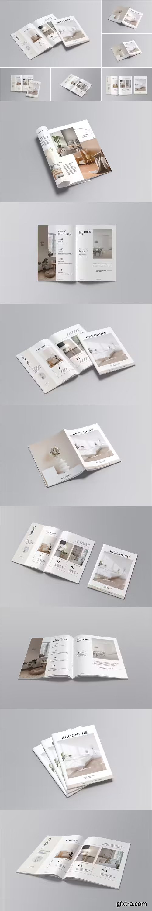 A4 Brochure Catalog Mockup