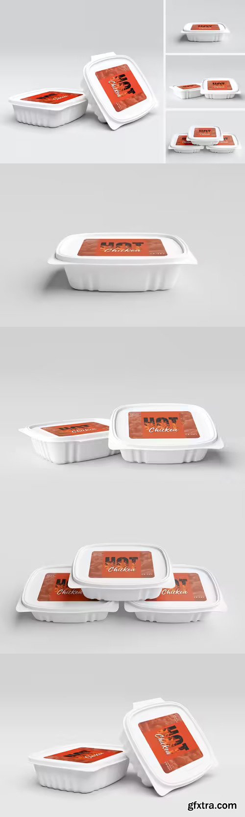 Food Container Mockup