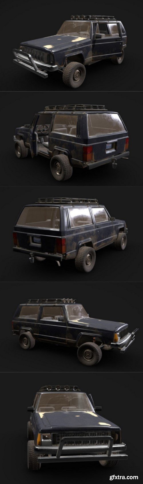 Jeep Grand Cherokee 1990 3D Model