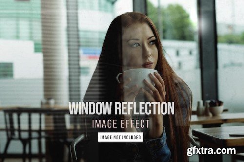 Window reflection image effect