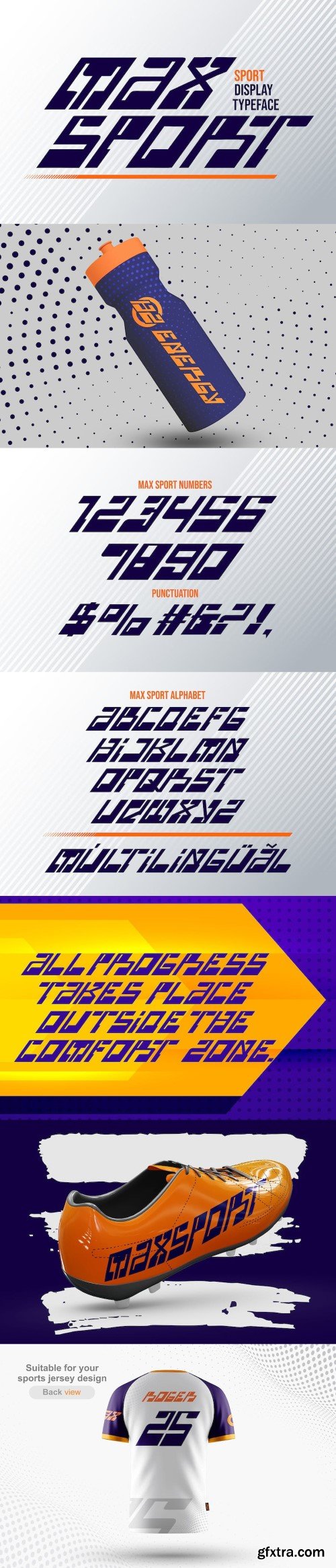 Max Sport - Sporty Display Font