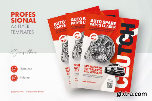 Auto Parts Flyer Templates