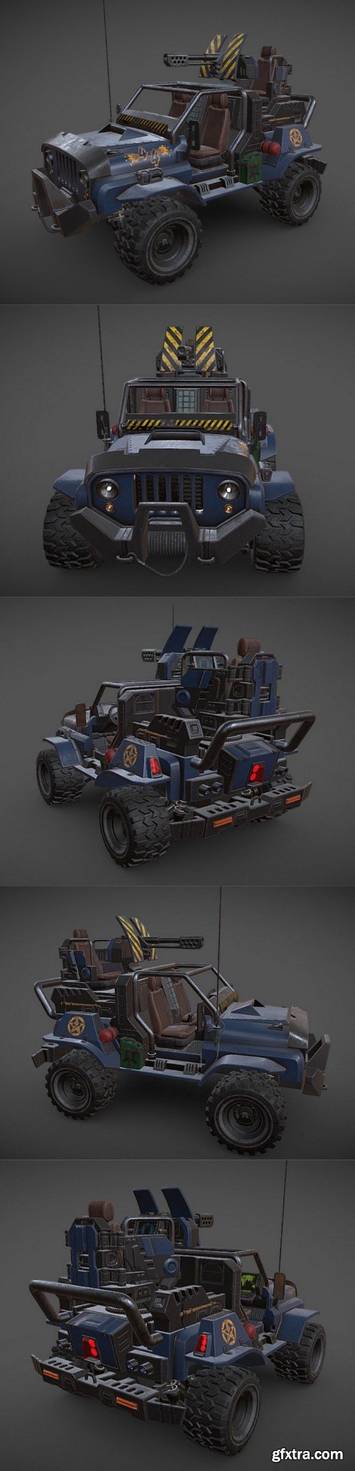 Jeep Game 3D Model