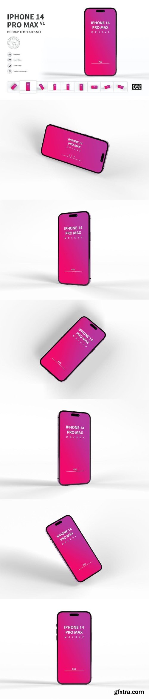 IPhone 14 PRO MAX vol.01 - Mockup Templates