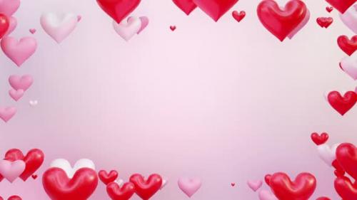 Videohive - Heart Balloon Background - 43336695 - 43336695