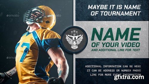 Videohive American Football Intro 43355935