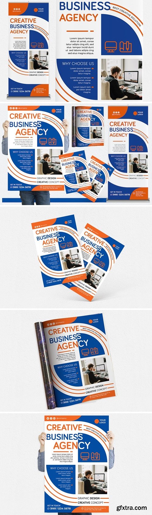 Creative Agency #02 Print Templates Pack RX4PS99