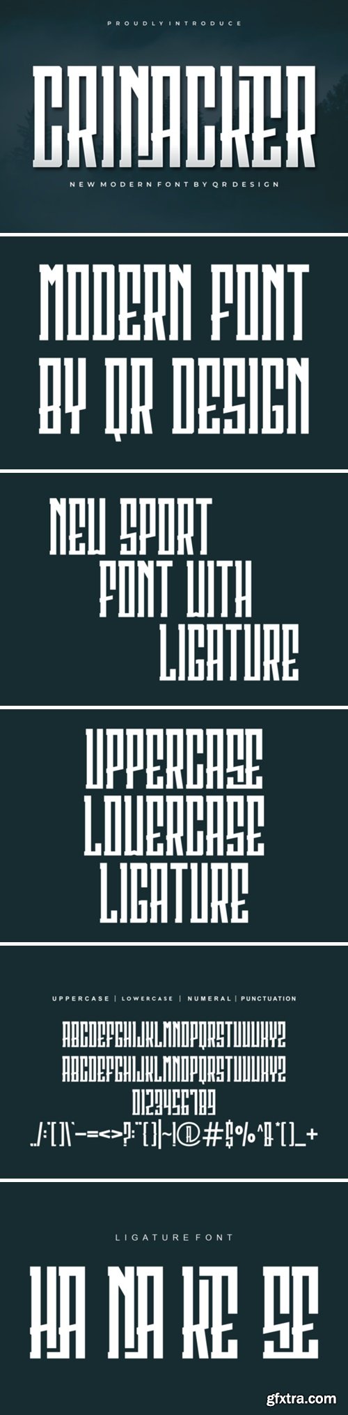 Crinacker Font