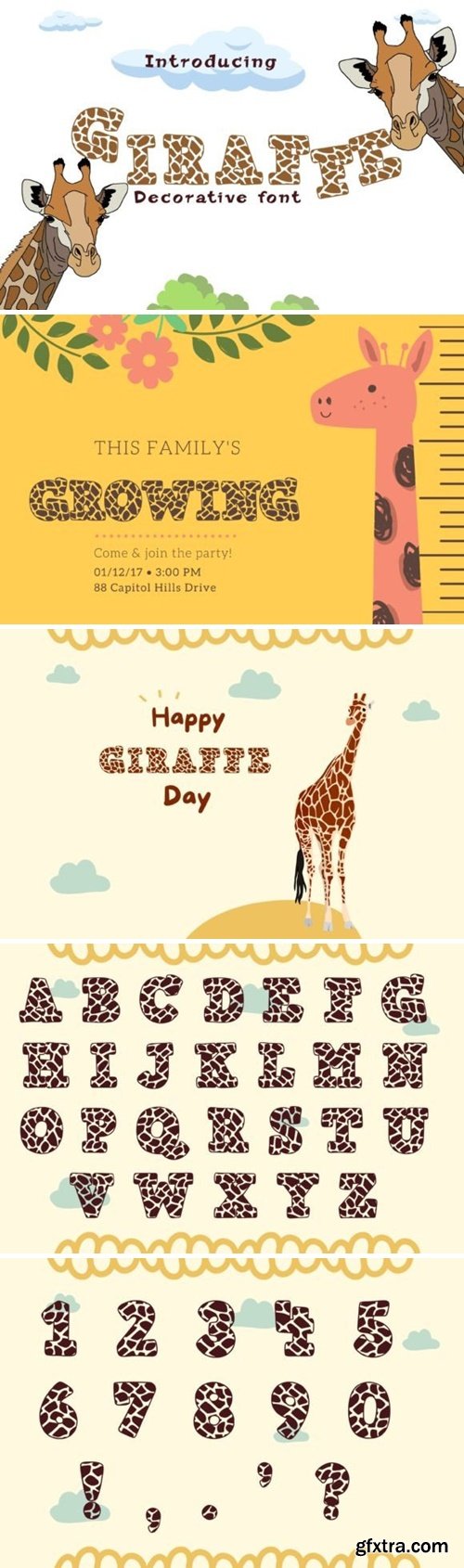 Giraffe Font