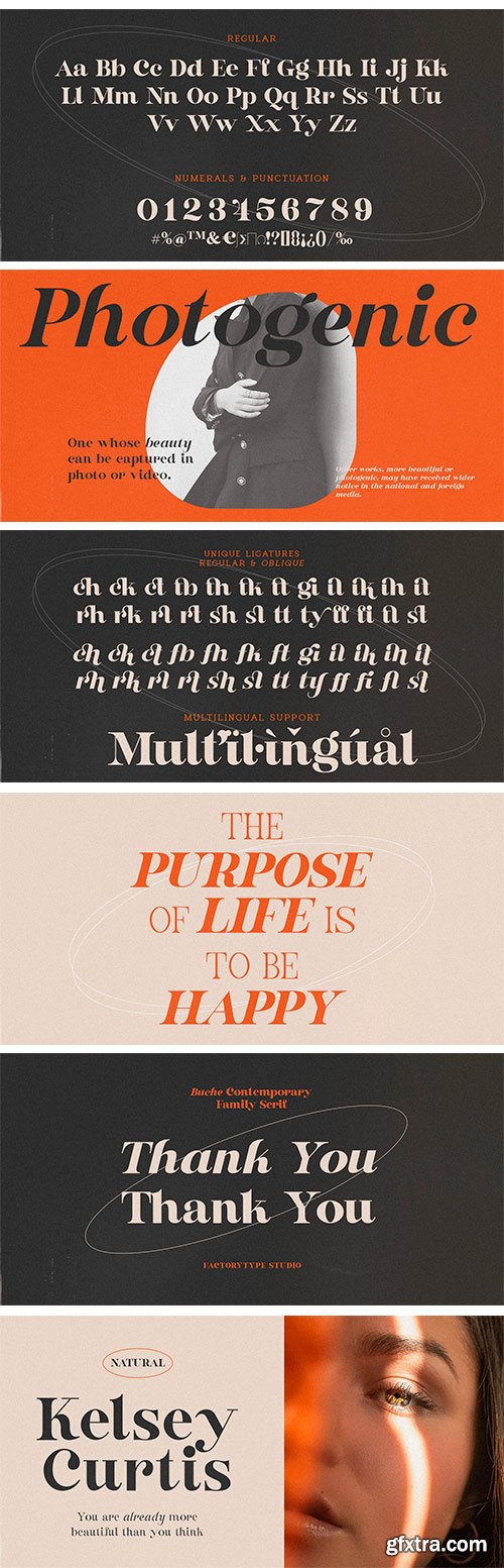 Buche Font Family