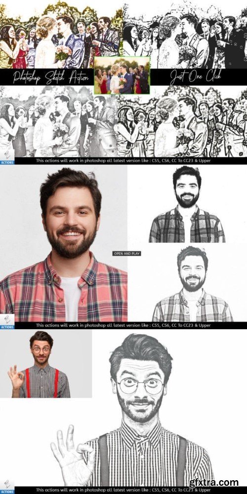 Photoshop Sketch Ar Action