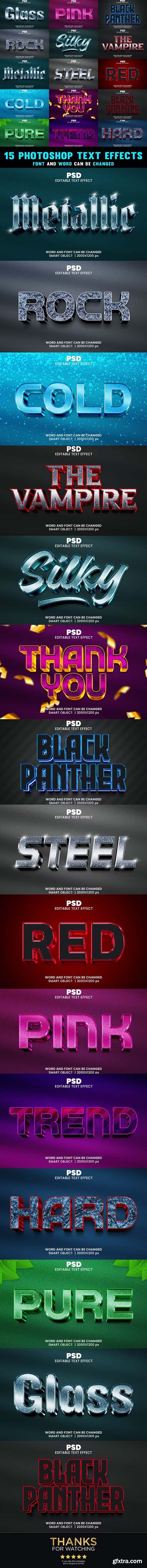 GraphicRiver - Metallic Editable 3D Text Effect Style for Photoshop Pack V.22 43183344