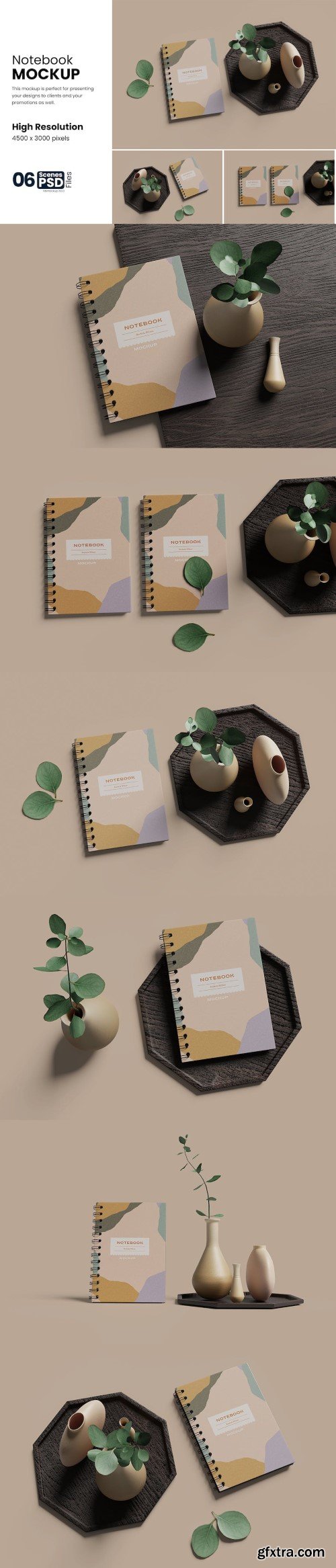 A4 & A5 Notebook Mockup