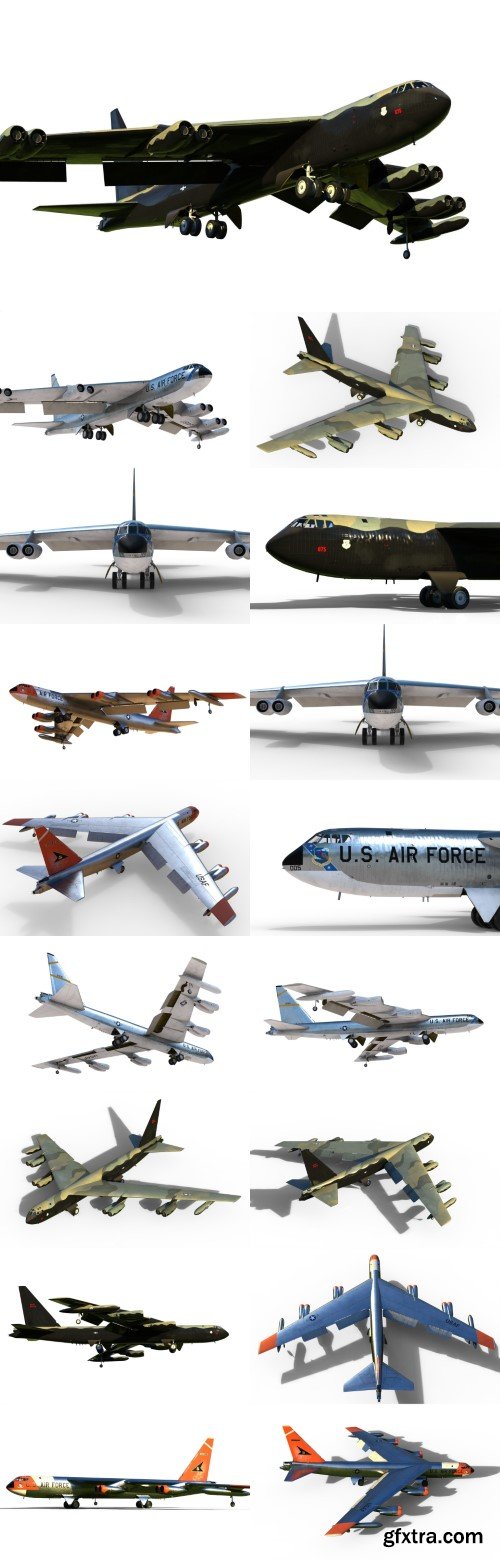 B-52 Stratofortress 3D model