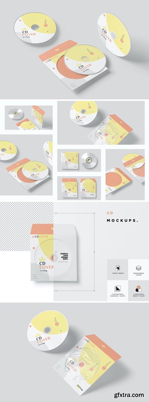 CD & Cover Mockups HJTLWR7