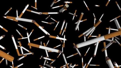 Videohive - Falling Cigarettes - 43376137 - 43376137