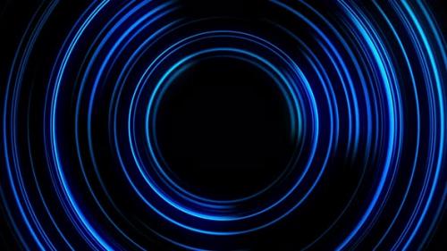 Videohive - Abstract blue glowing circles background - 43382386 - 43382386