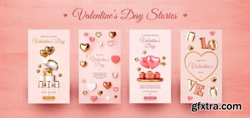 Valentines day instagram stories collection