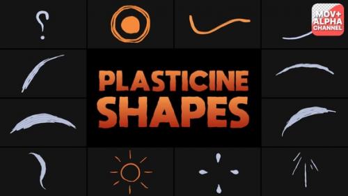 Videohive - Plasticine Shapes | Motion Graphics Pack - 43383152 - 43383152