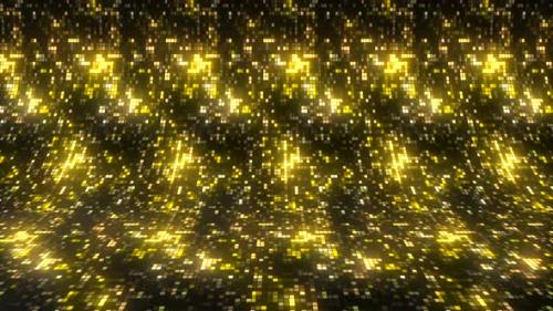 Videohive - Abstract Digital Data Background with Glowing Particles - 43410485 - 43410485