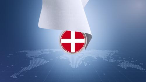 Videohive - Cloth Sovereign Military Order Of Malta Flag Reveal - 43334425 - 43334425