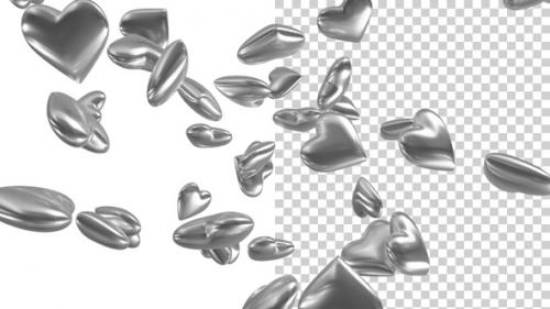 Videohive - Flying Hearts Metal V2 - 43386492 - 43386492