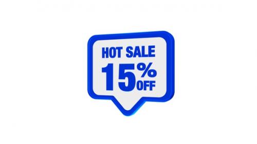 Videohive - Hot Sale Discount Badge 15 Percent Off - 43393132 - 43393132