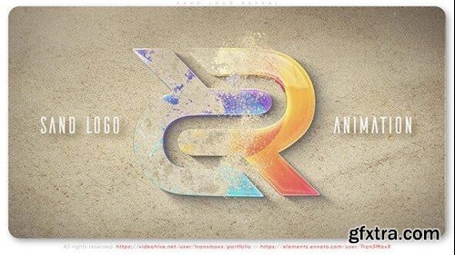 Videohive Sand Logo Reveal 43343405