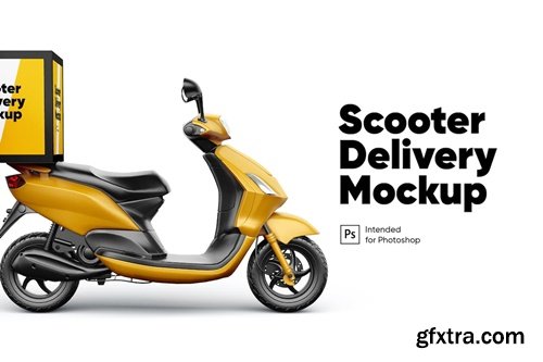 Scooter Delivery Mockup YBP3NLL