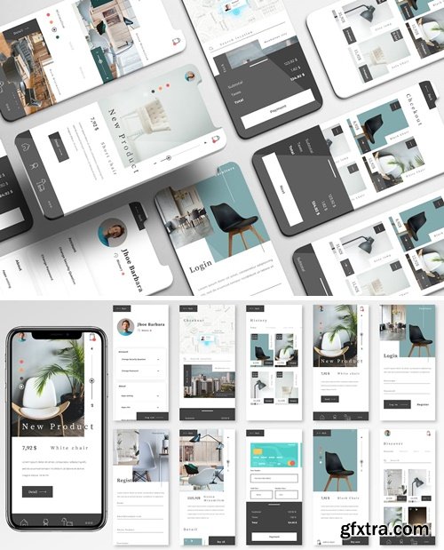 Funirra UI Kit - Furniture Stores Apps RRMG6RK