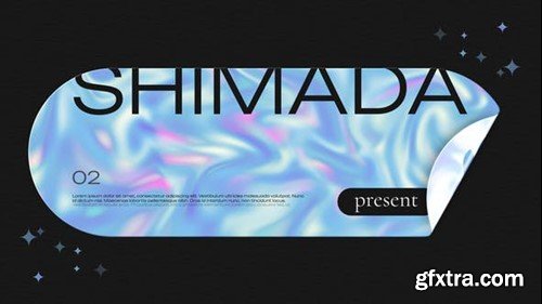 Videohive Minimal Holographic Typo 43388468