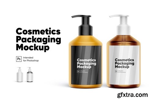 Cosmetics Packaging Mockup P6SFGGR