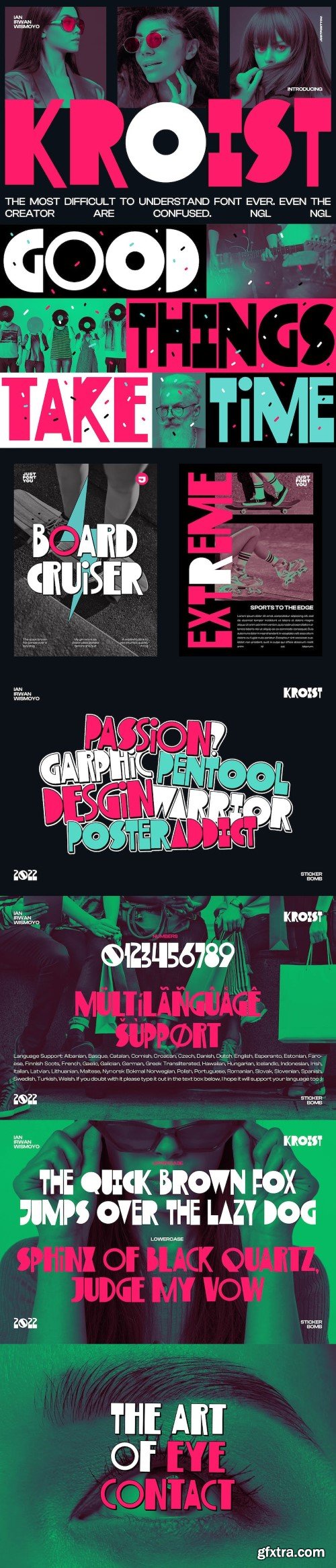 Kroist – Experimental Pop Fonts