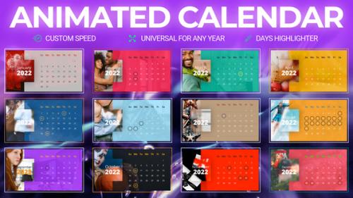 Videohive - Animated Calendar Kit - 43407461 - 43407461