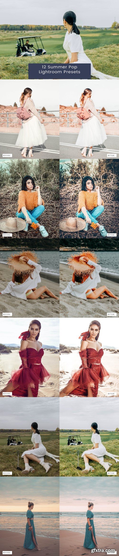 12 Summer Pop Lightroom Presets