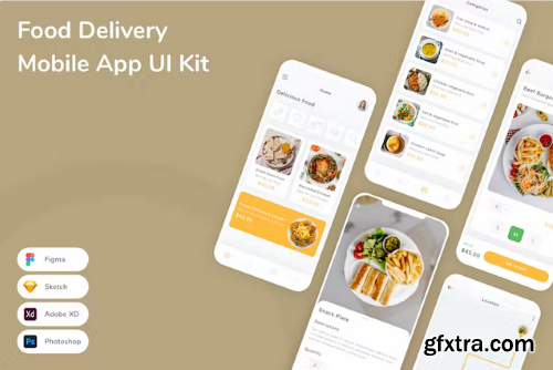 Food Delivery Mobile App UI Kit