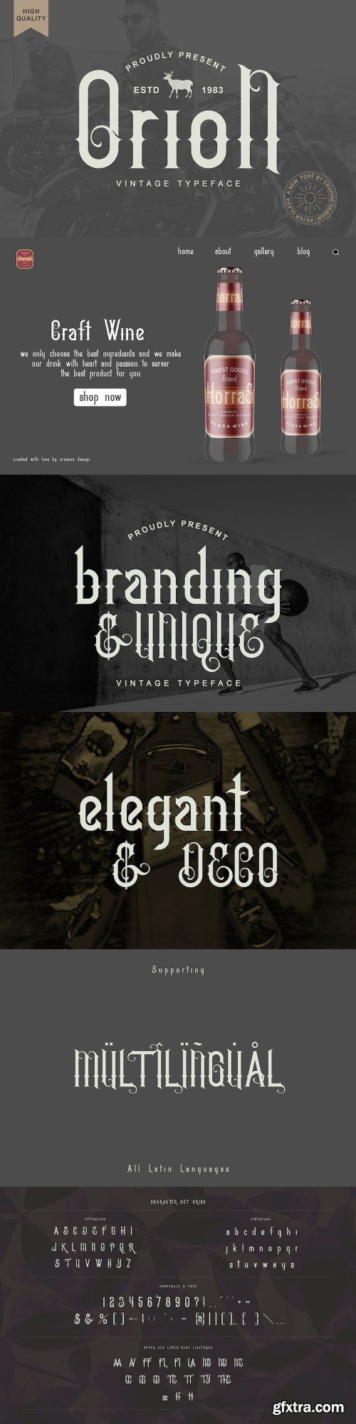 Orion - Vintage Font