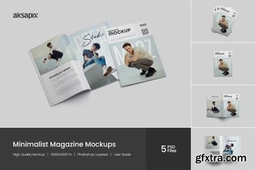 Minimalist Magazine Mockup JLVZWE3