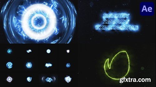 Videohive Energy Impact Explosions for After Effects 43383169