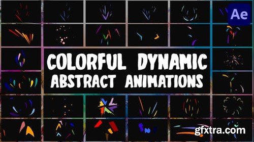 Videohive Colorful Dynamic Abstract Animations for After Effects 43411975