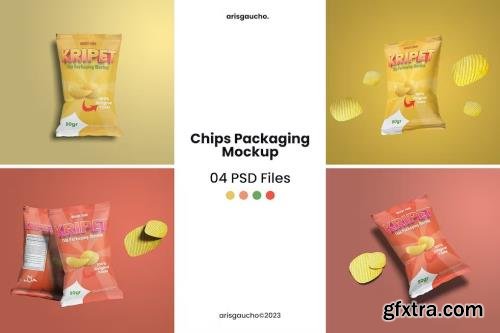 Chips Packaging Mockup P4RK7B3
