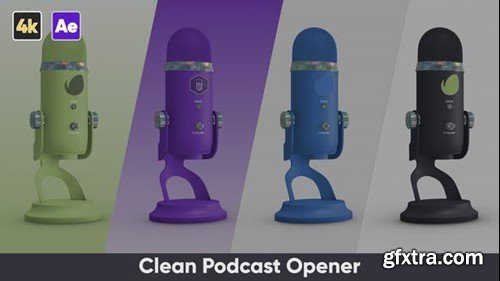 Videohive Clean Podcast Opener 43415040