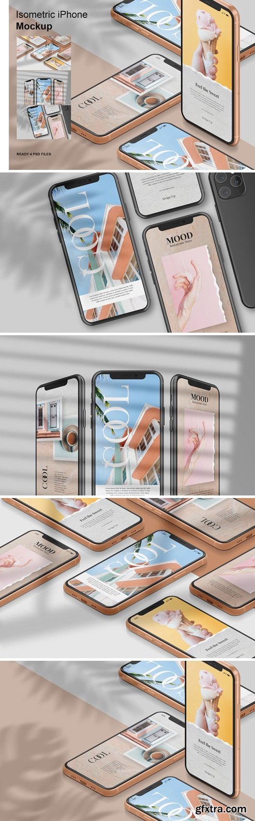 Isometric iPhone - Mockup P79XLF2